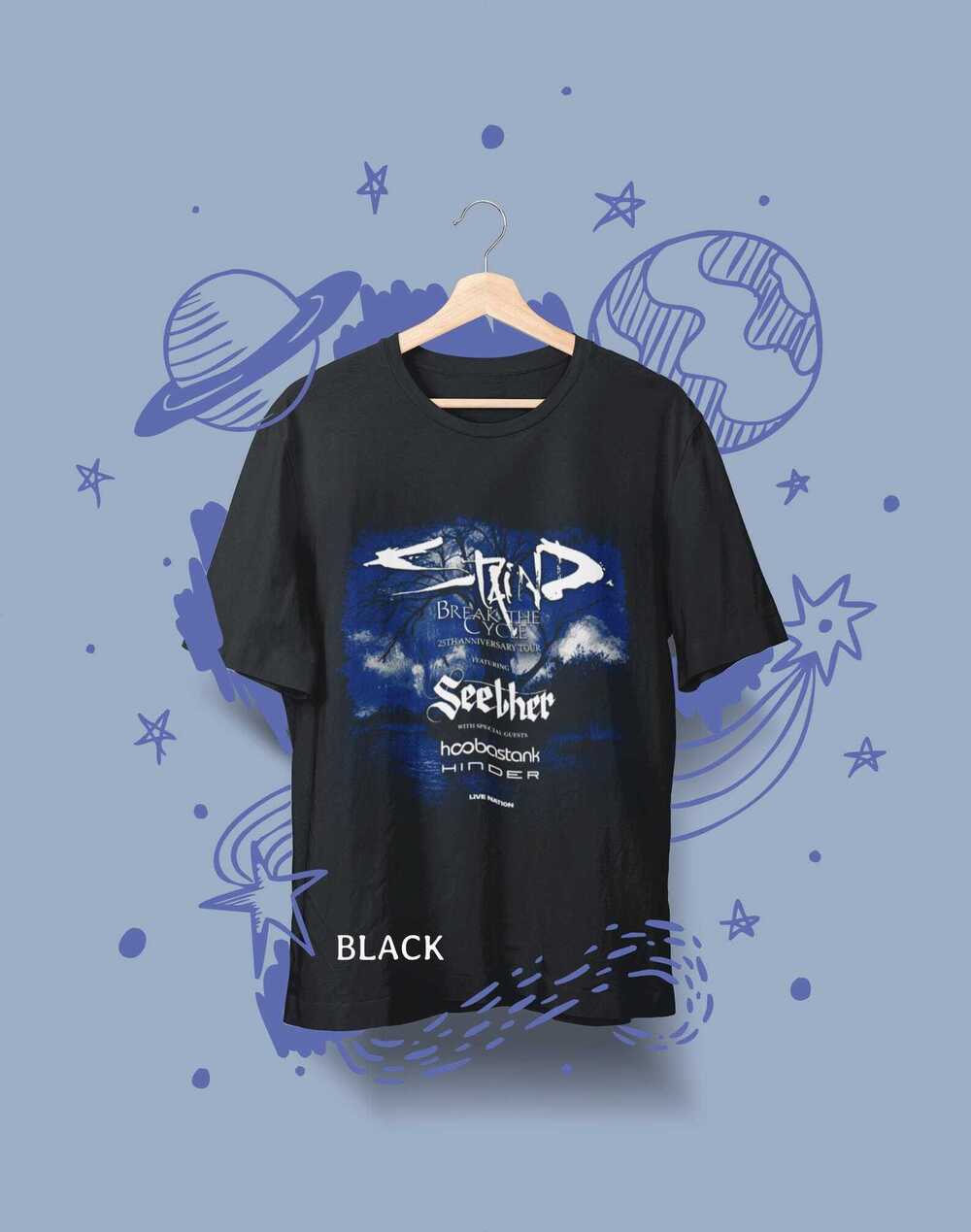 Unisex Staind Break The Cycle Tour 2026 Shirt